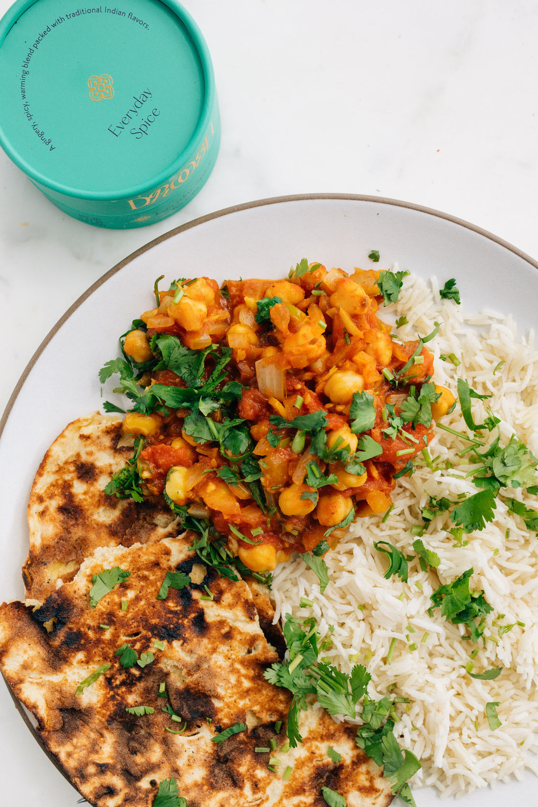 Indian Chana Masala Dinner