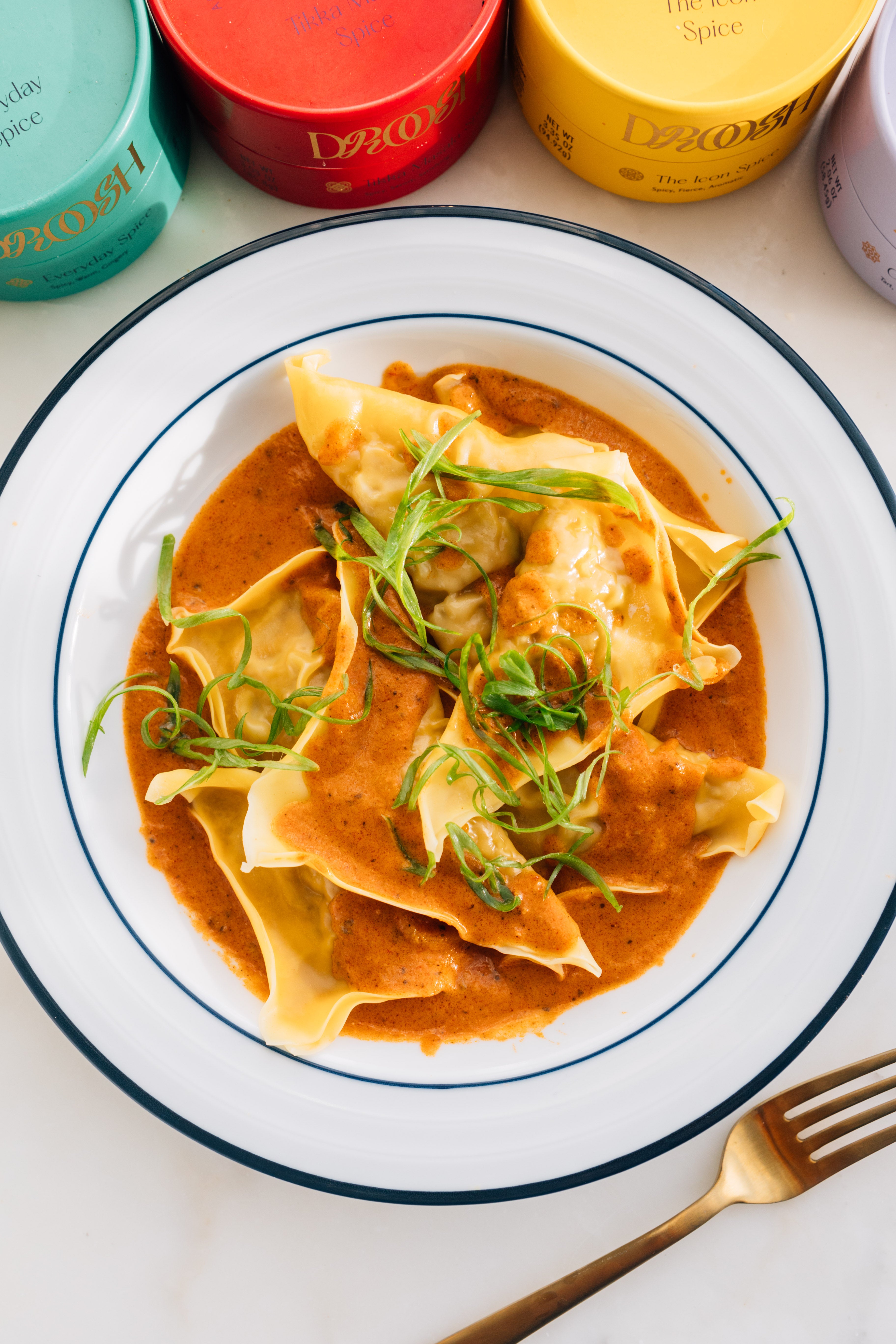 Tikka Masala Dumplings – Droosh