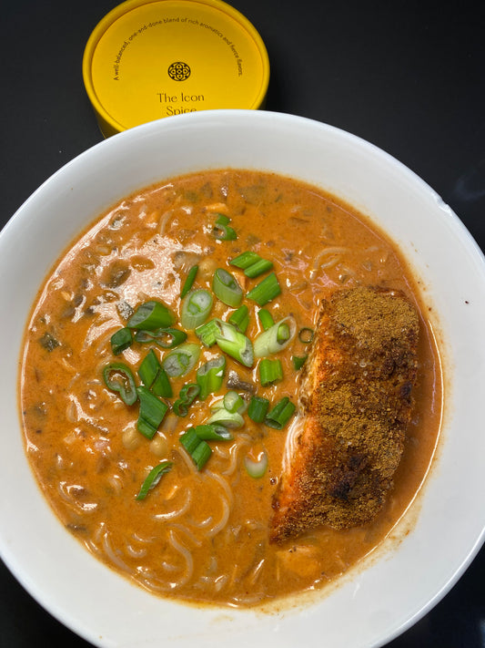 Icon Salmon and Chickpea Curry Noodle Bowl
