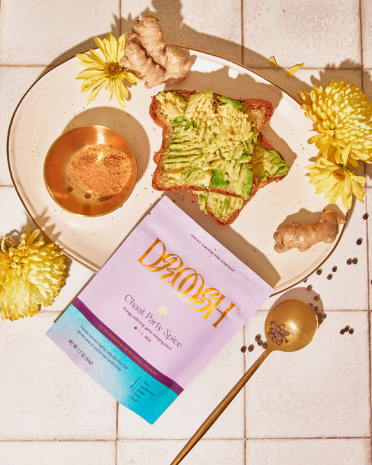 Chaat Party Avocado Toast
