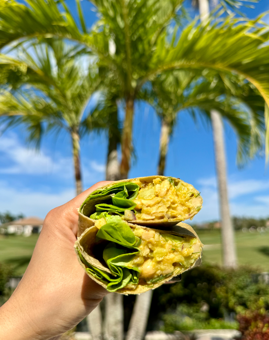 Chickpea Salad Wraps