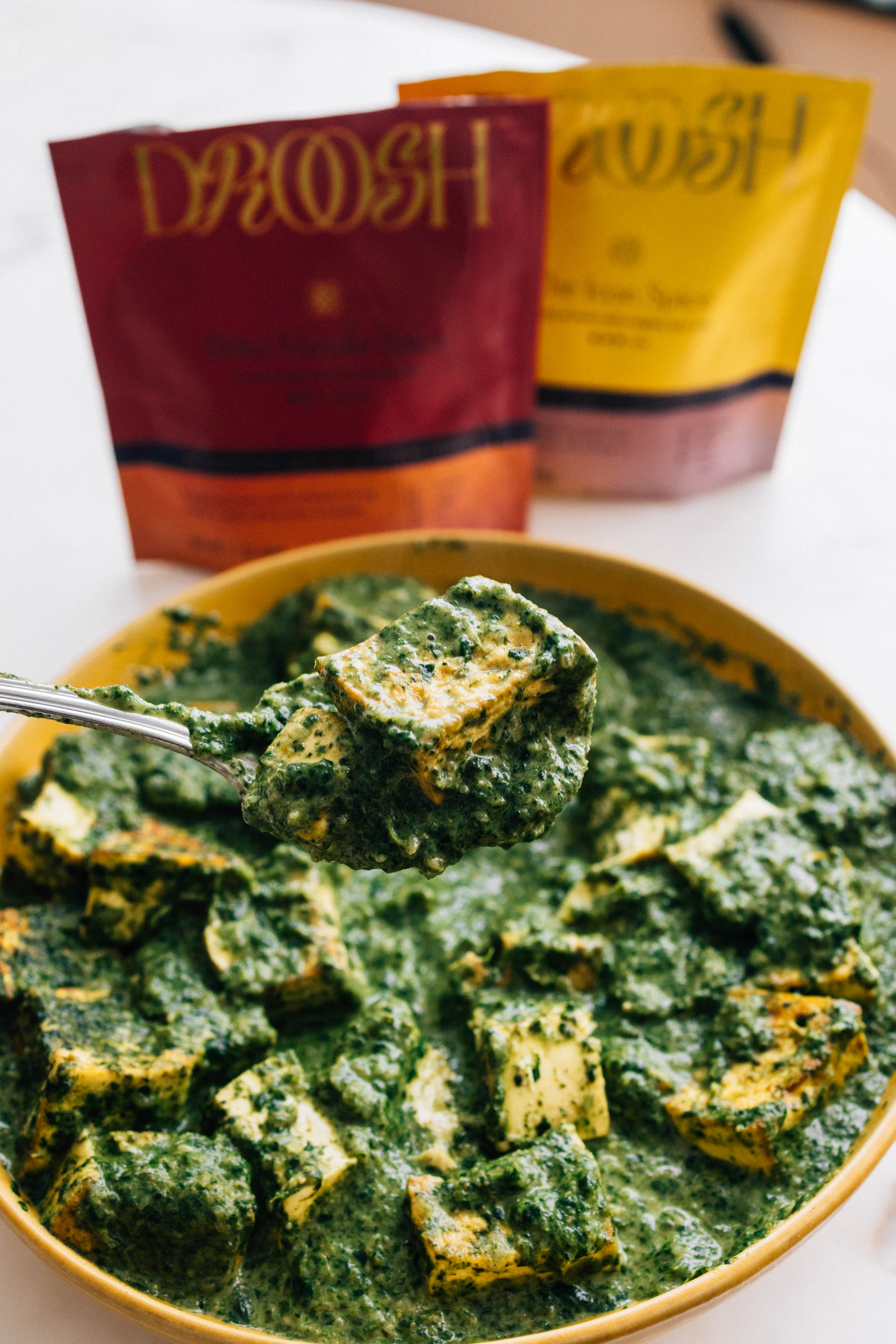 Tofu Saag Paneer – Droosh